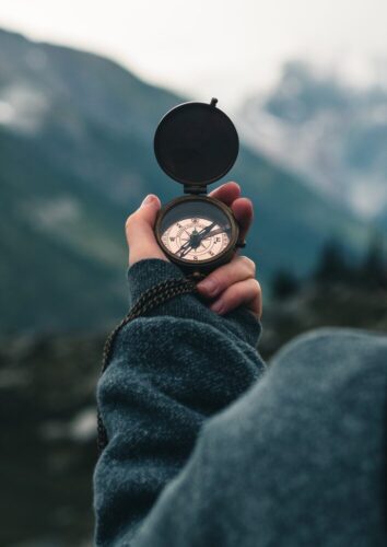 Kompass zeigt dir den Weg